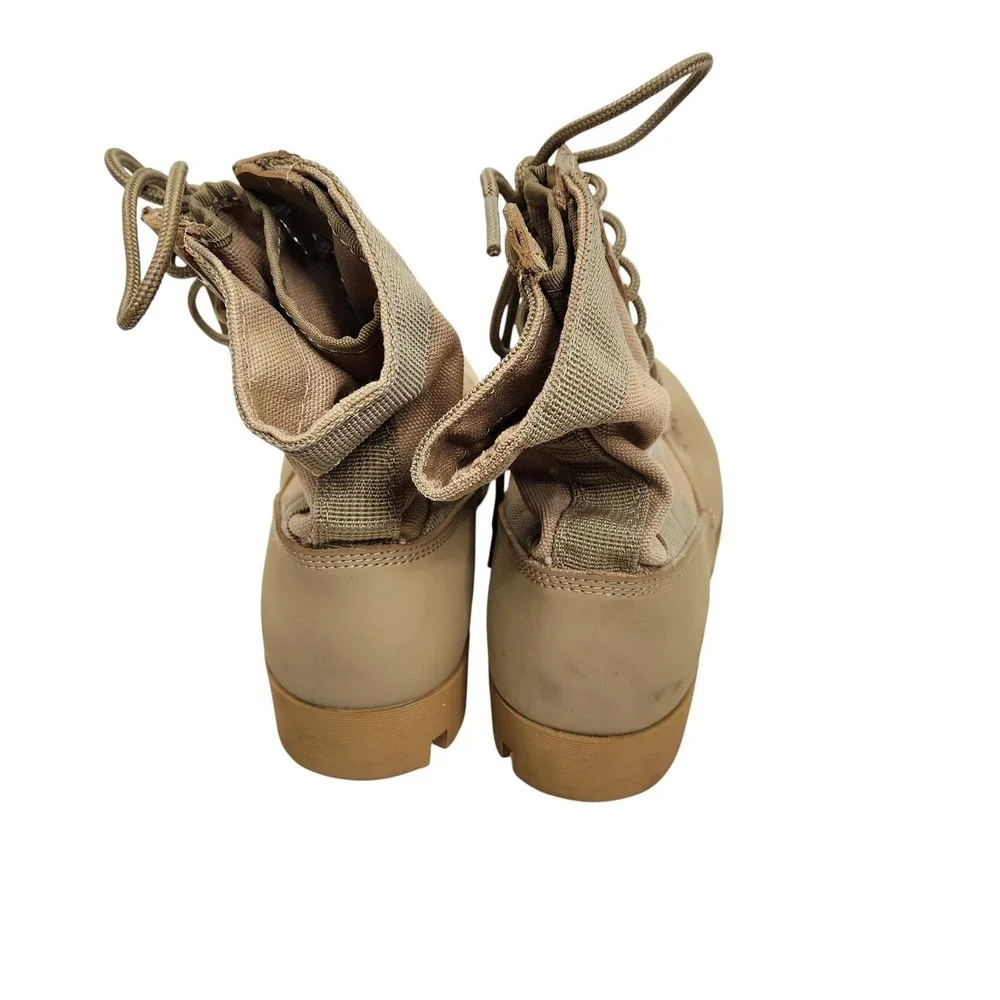 ROTHCO G.I. Type Jungle Combat Boots Mens 6 Beige Leather Tactical Military‎